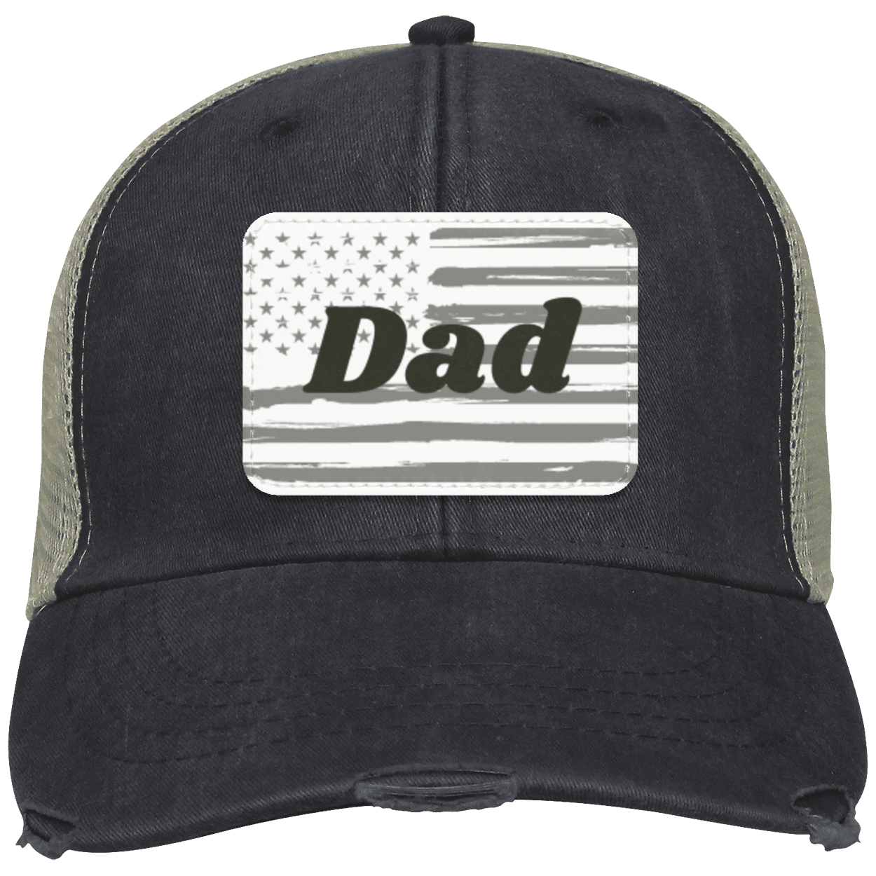 Fathers Day Distressed Ollie Cap - Patch