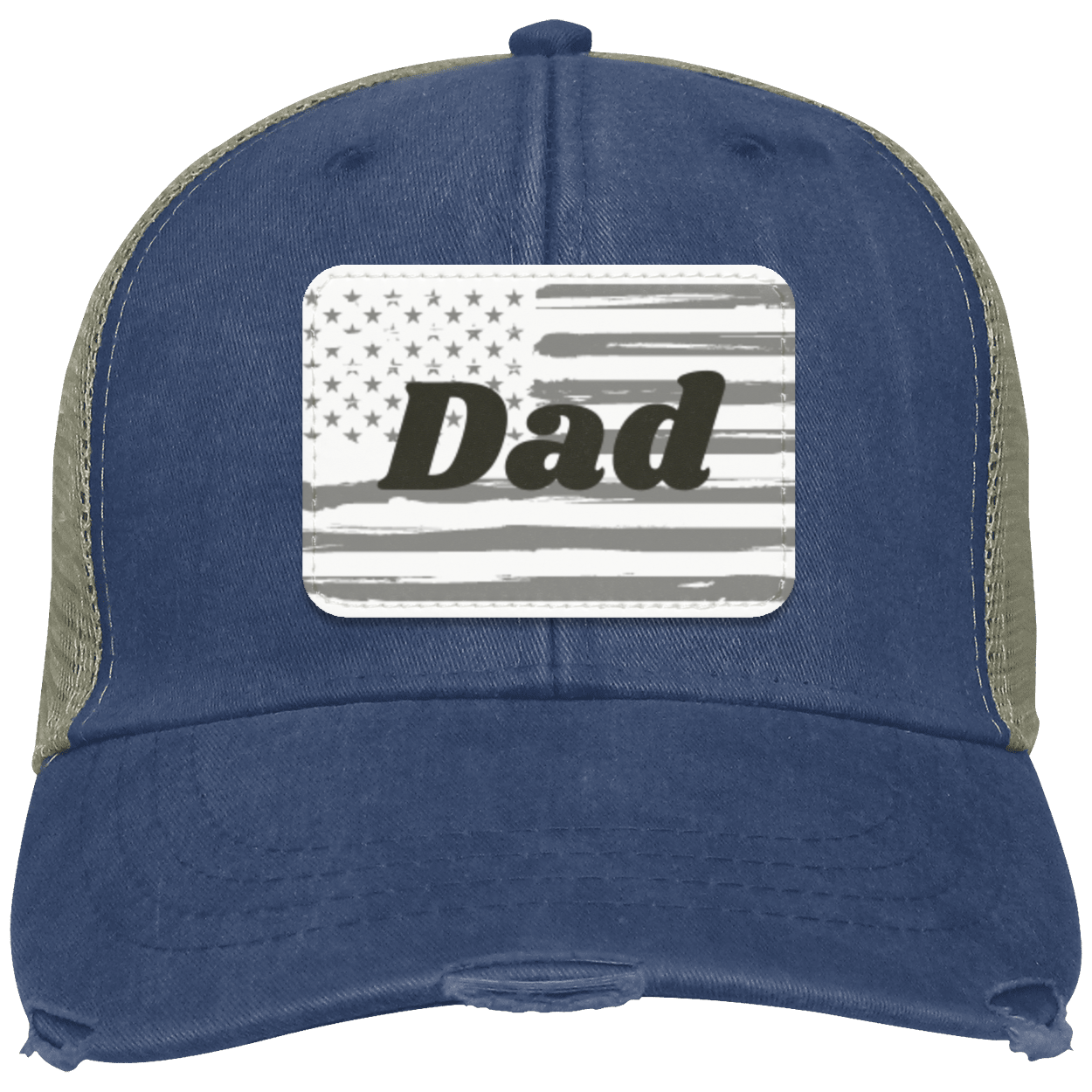 Fathers Day Distressed Ollie Cap - Patch