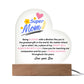 Super Mom being blessed with a Mother like you/Mothers Day gift/Birthday gift