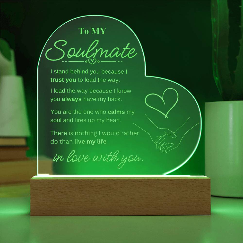 To MY Soulmate/Husband and Wife/Anniversary/Birthday/Christmas