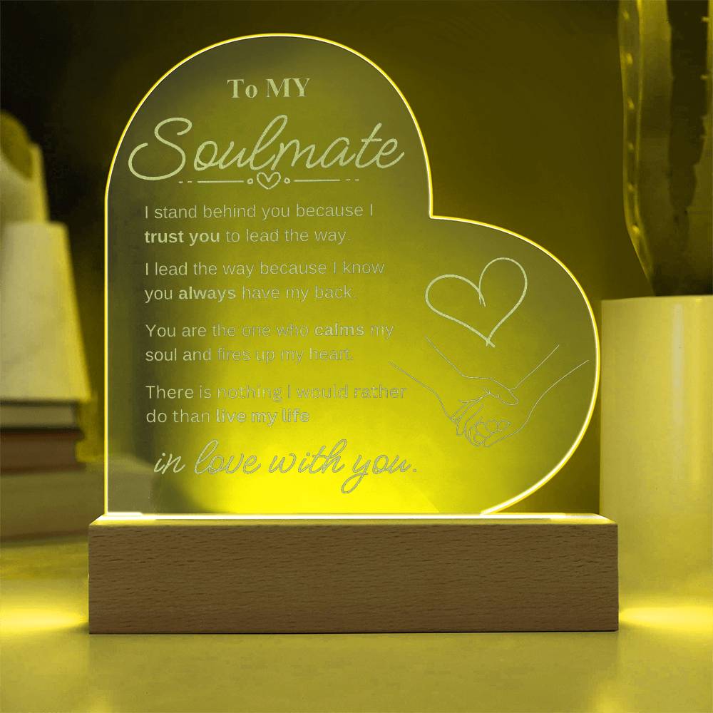 To MY Soulmate/Husband and Wife/Anniversary/Birthday/Christmas